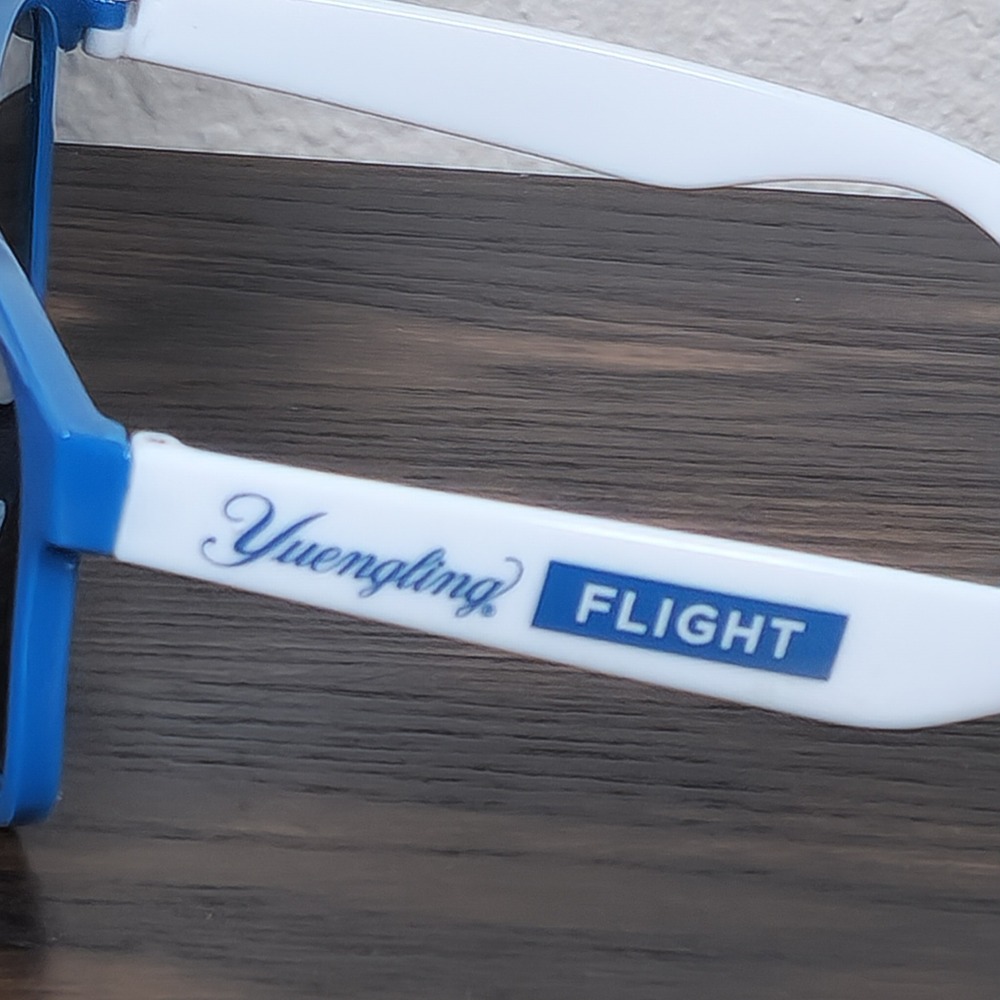 Yuengling Flight Blue‎ White Sunglasses UV400 Protection